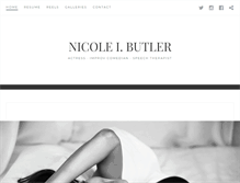 Tablet Screenshot of nicoleibutler.com